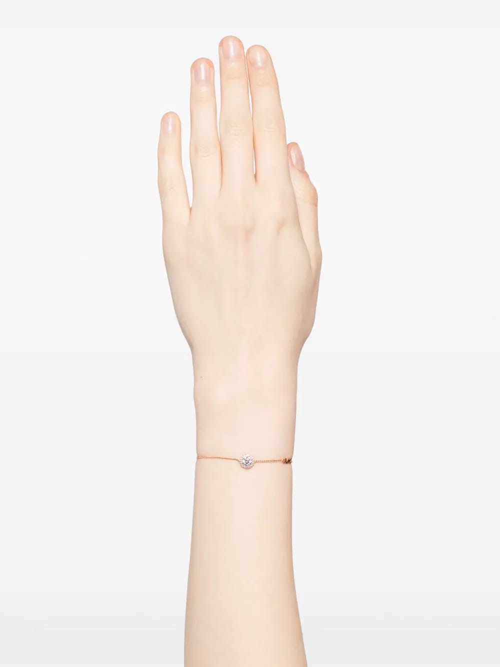 Pavé halo slider bracelet