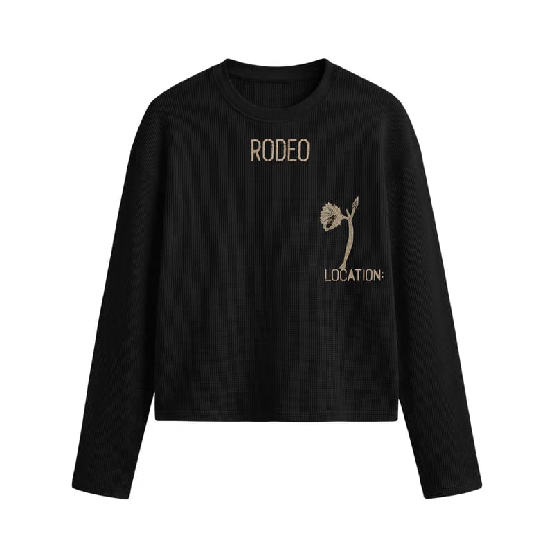 City Off Domes Mono Icon Waffle T-shirt Black