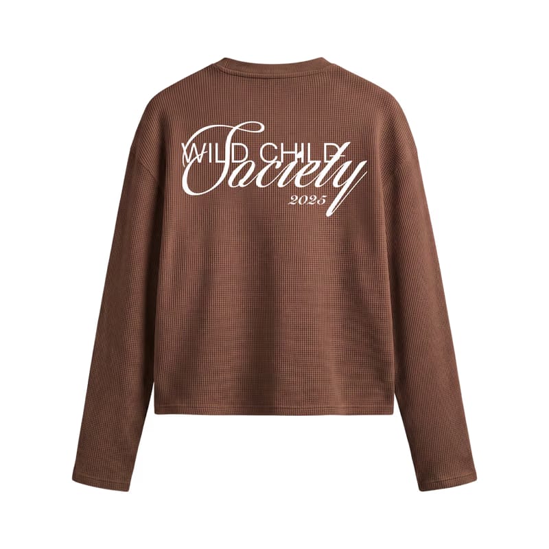 City Off Domes Vice City Waffle T-shirt Brown