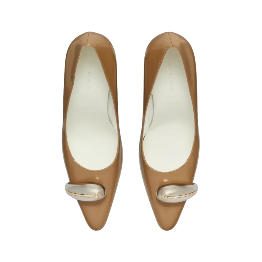 Tory Burch Pierced Pump Soft Acorn