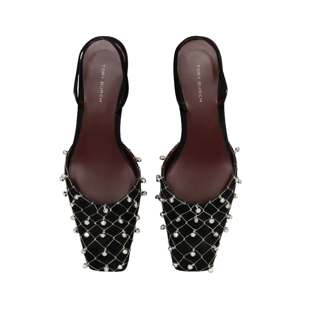 Tory Burch Bell Slingback Perfect Black