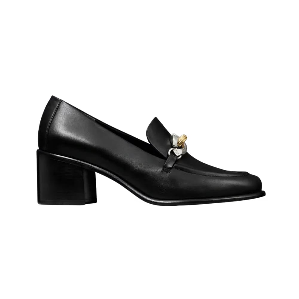 Tory Burch Jessa Heeled Loafer Perfect Black