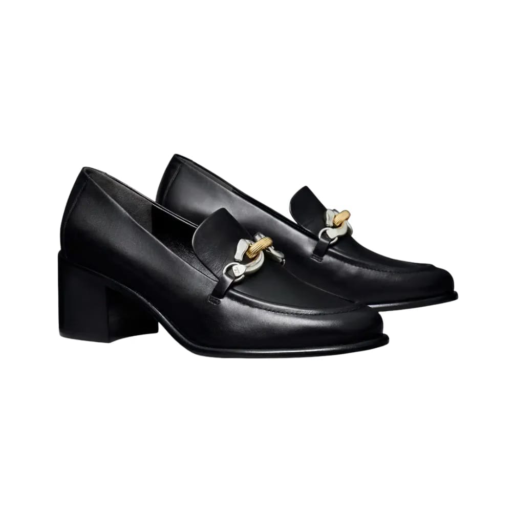 Tory Burch Jessa Heeled Loafer Perfect Black