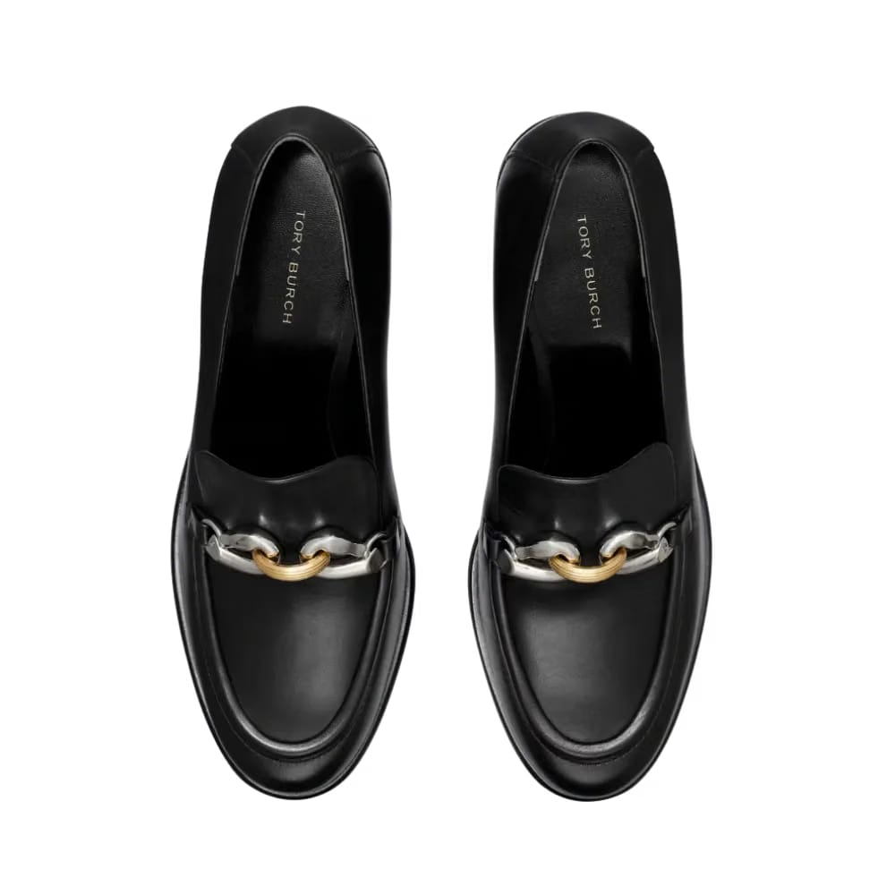 Tory Burch Jessa Heeled Loafer Perfect Black