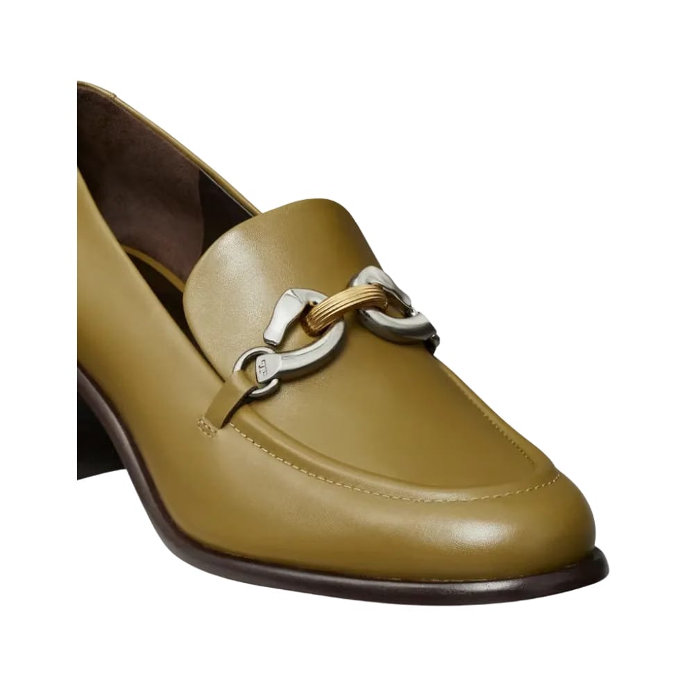 Tory Burch Jessa Heeled Loafer Ramure Green