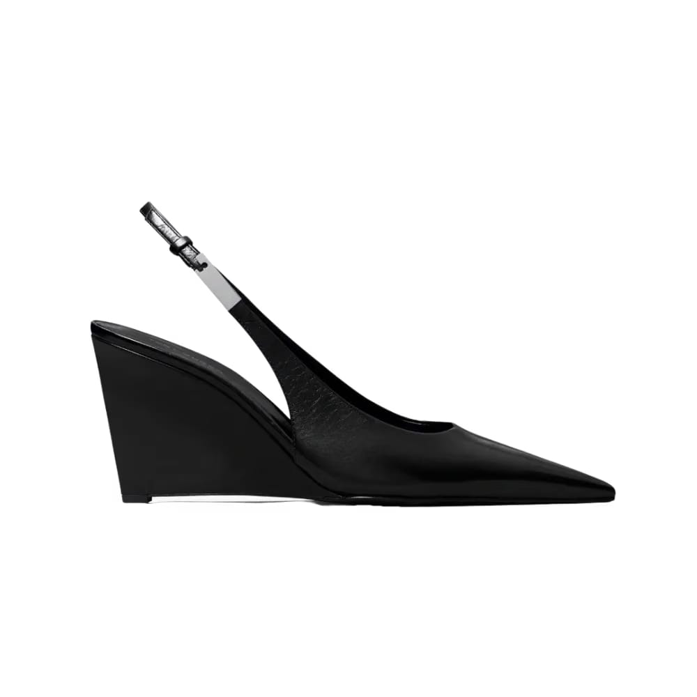 Tory Burch Gigi Slingback Wedge Perfect Black