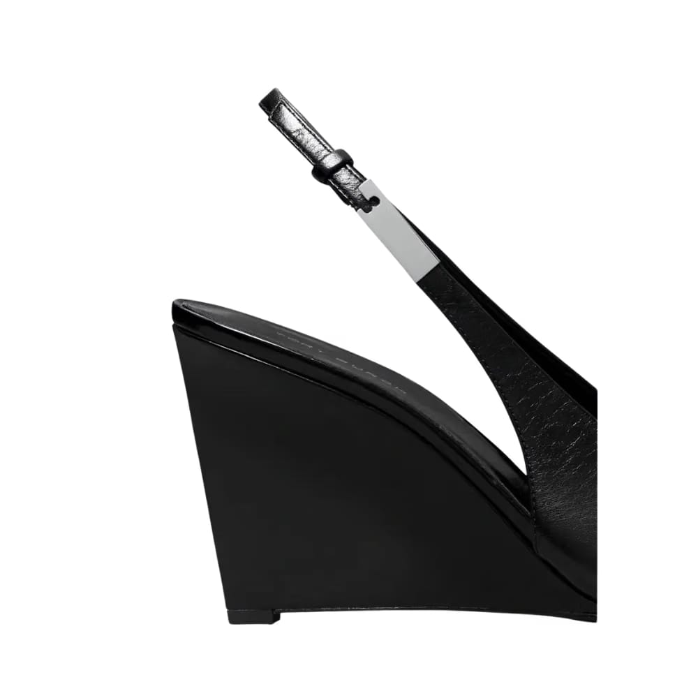 Tory Burch Gigi Slingback Wedge Perfect Black
