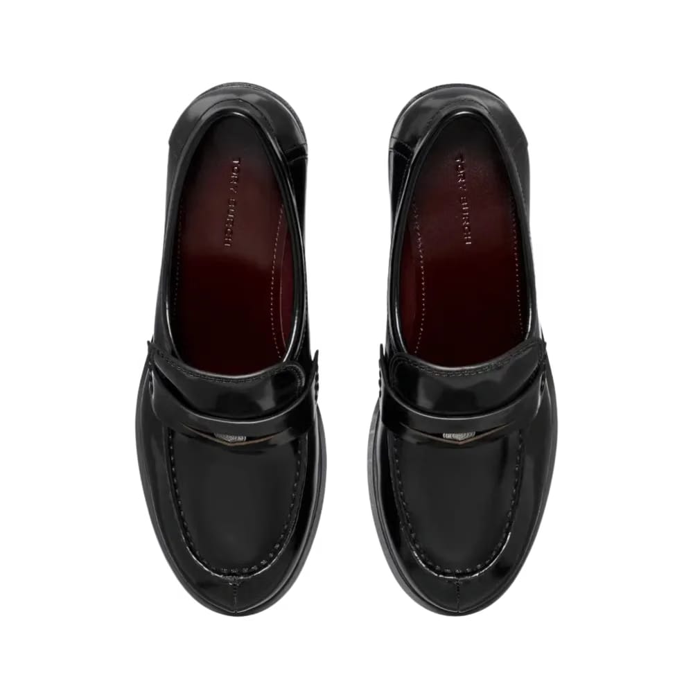 Tory Burch Classic Heeled Lug Loafer Perfect Black