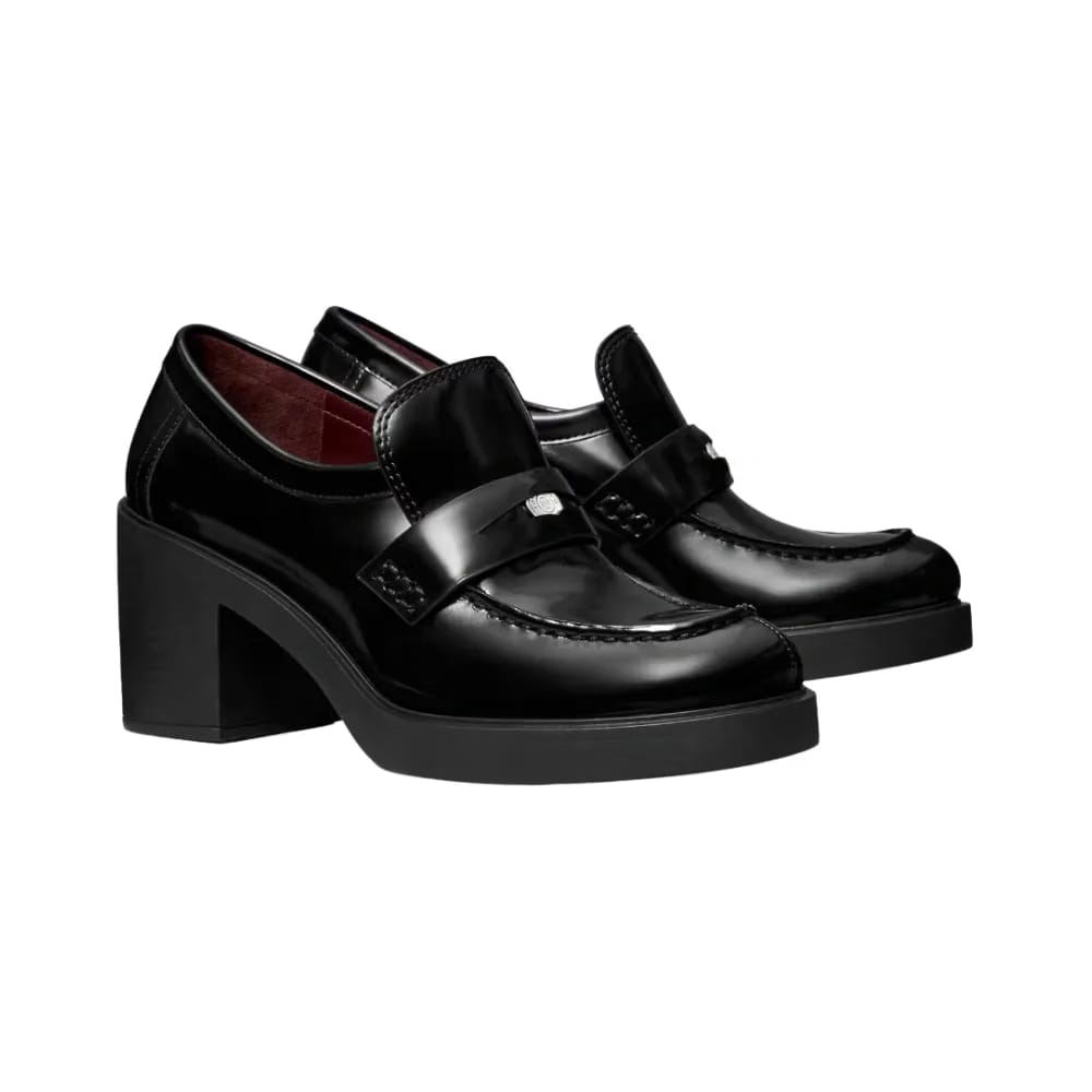 Tory Burch Classic Heeled Lug Loafer Perfect Black