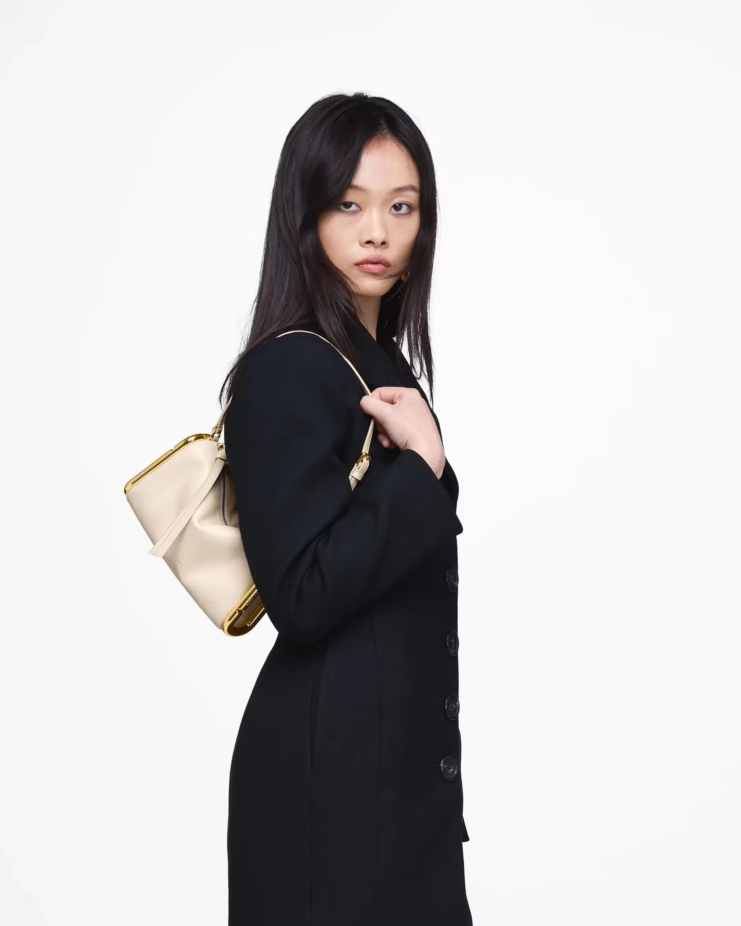 Marc Jacobs Scene Small Shoulder Bag Cloud White