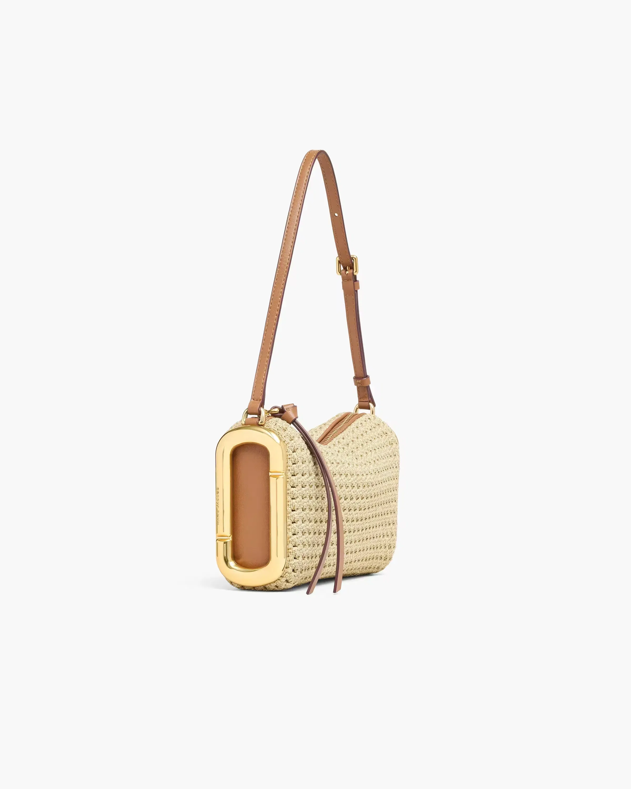 Marc Jacobs Scene Small Shoulder Bag In Crochet Champagne