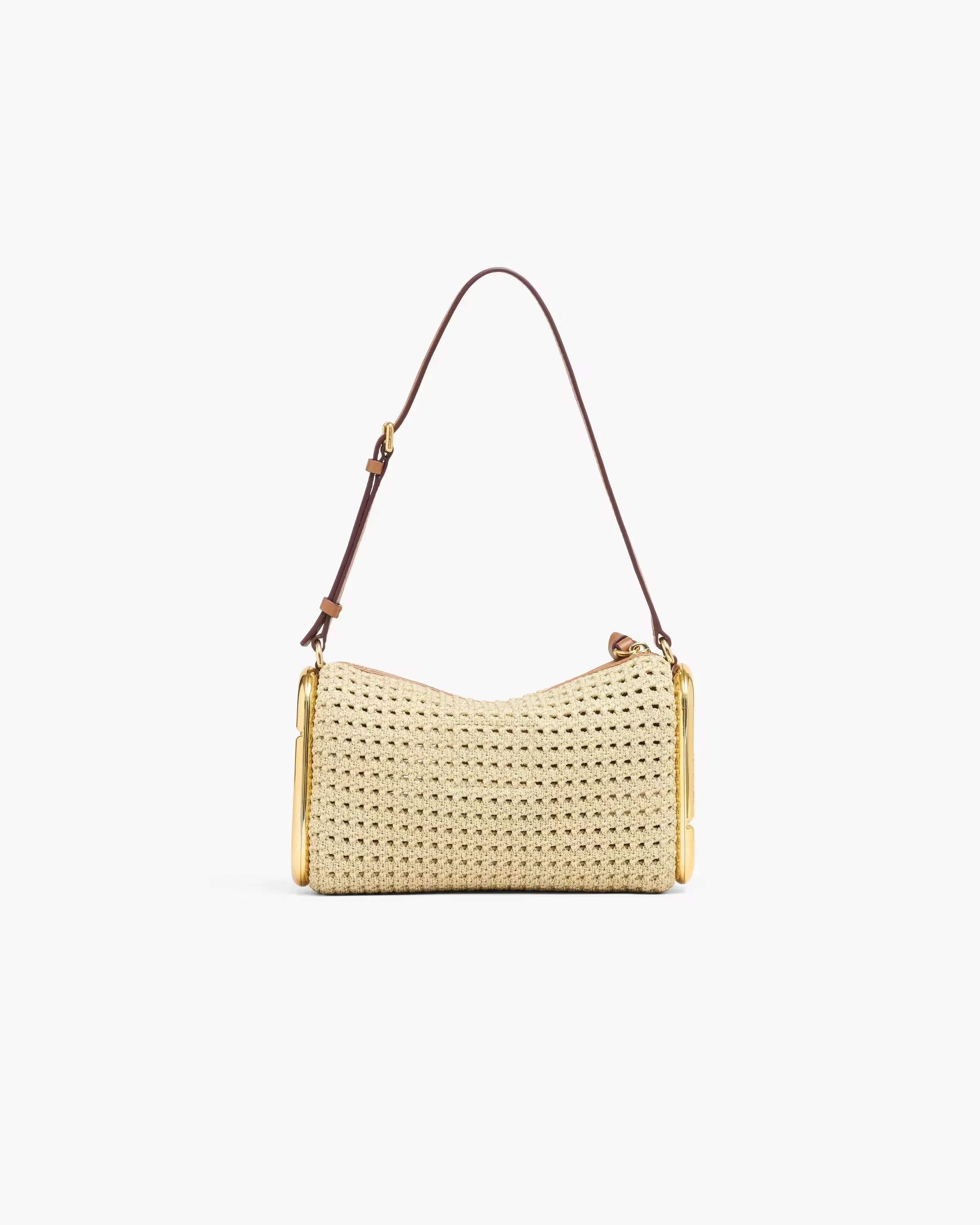 Marc Jacobs Scene Small Shoulder Bag In Crochet Champagne