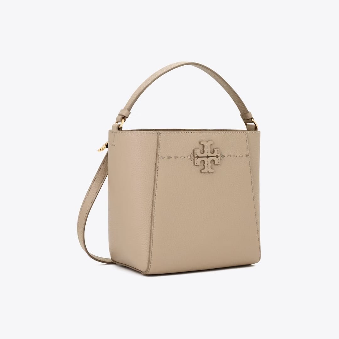 Tory Burch Small McGraw Bucket Bag Fresh Clay