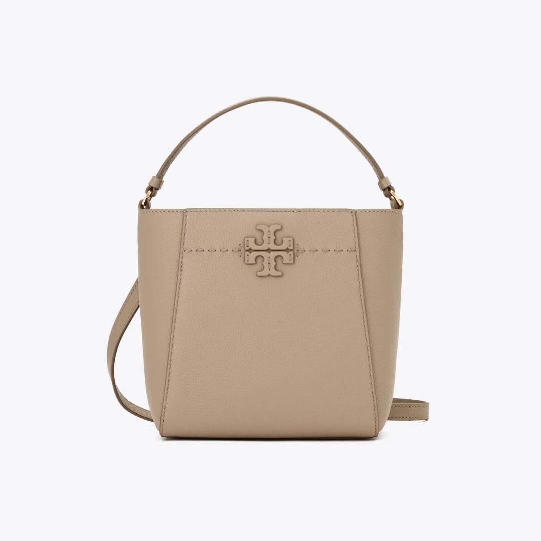 Tory Burch Small McGraw Bucket Bag Fresh Clay