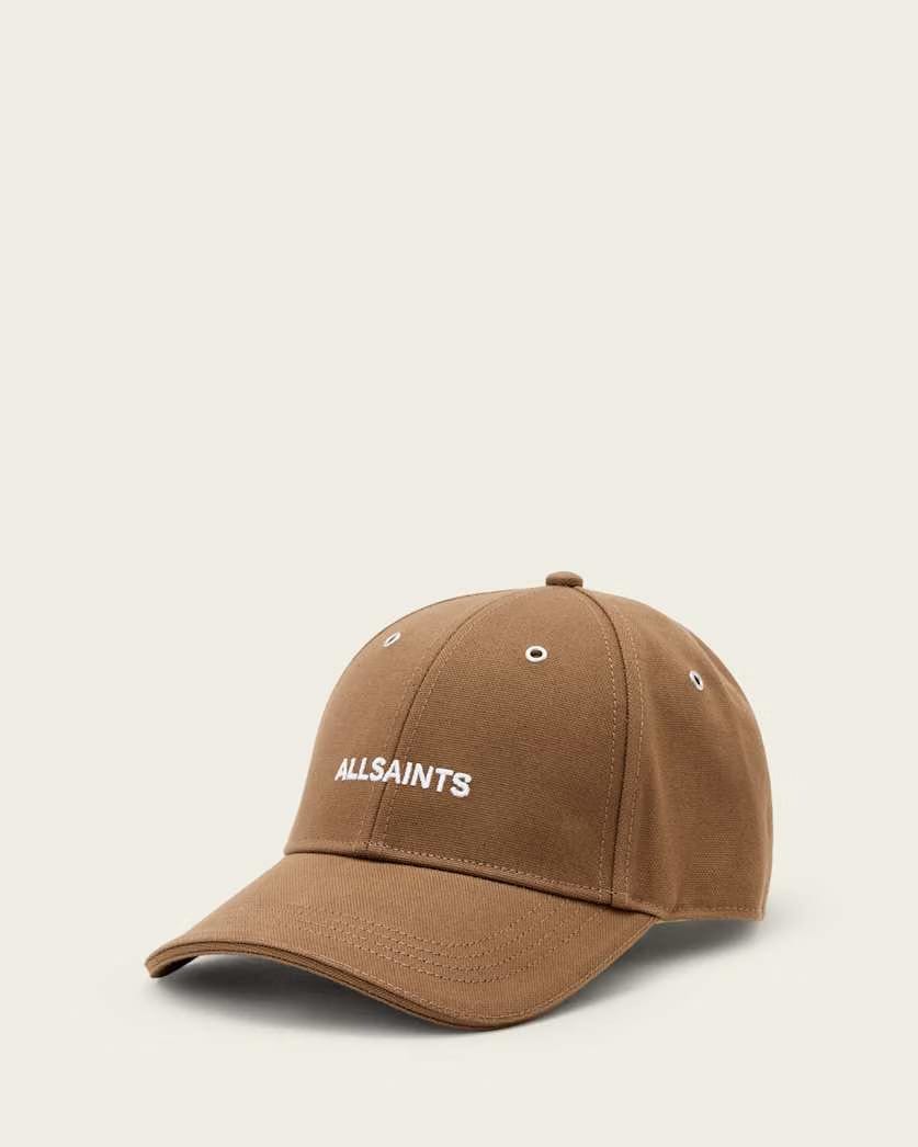 AllSaints Theo Baseball Cap Cider Brown