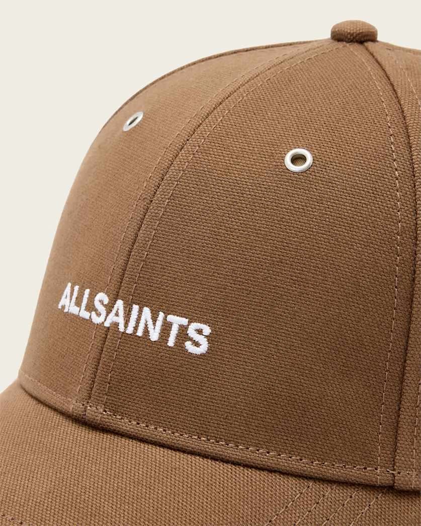 AllSaints Theo Baseball Cap Cider Brown