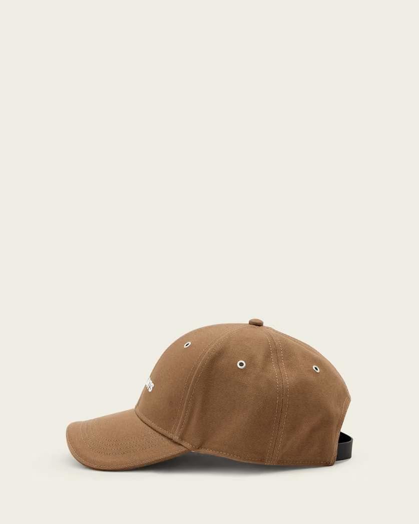 AllSaints Theo Baseball Cap Cider Brown
