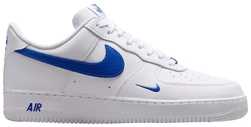 Nike Air Force 1 Low '07 'Carbon Fiber Swoosh - White Game Royal'