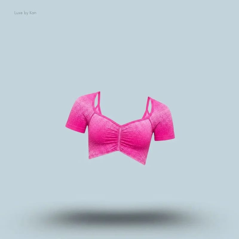 Gymshark Blush Seamless Short Sleeve Top