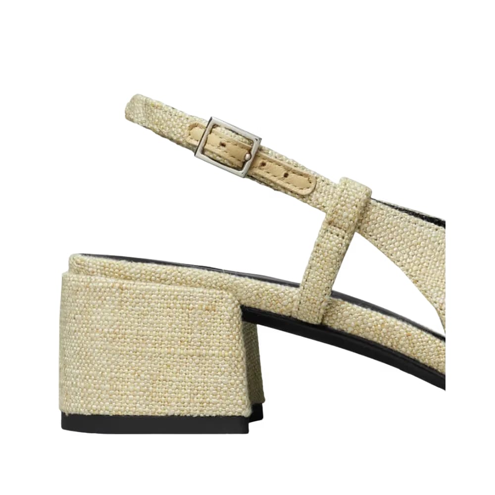 Tory Burch Cap-Toe Slingback Wild Wheat