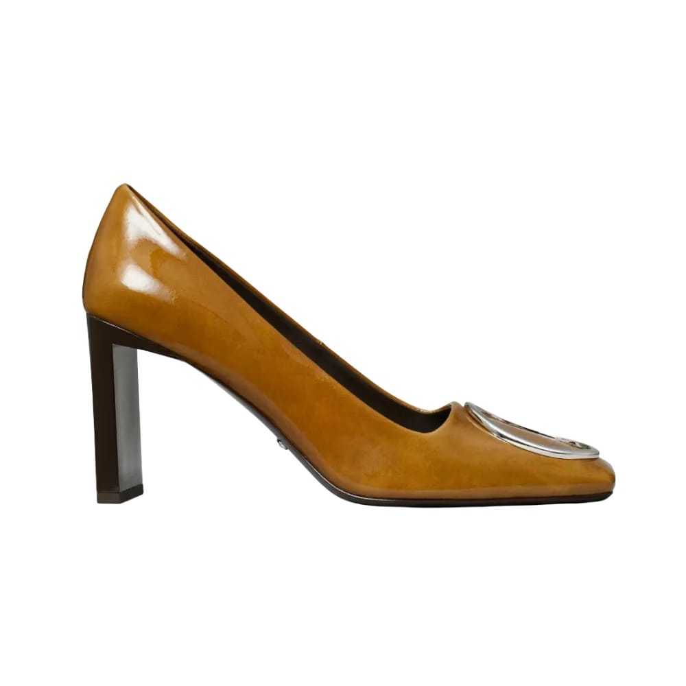 Tory Burch Ring Pump Caramel Tan