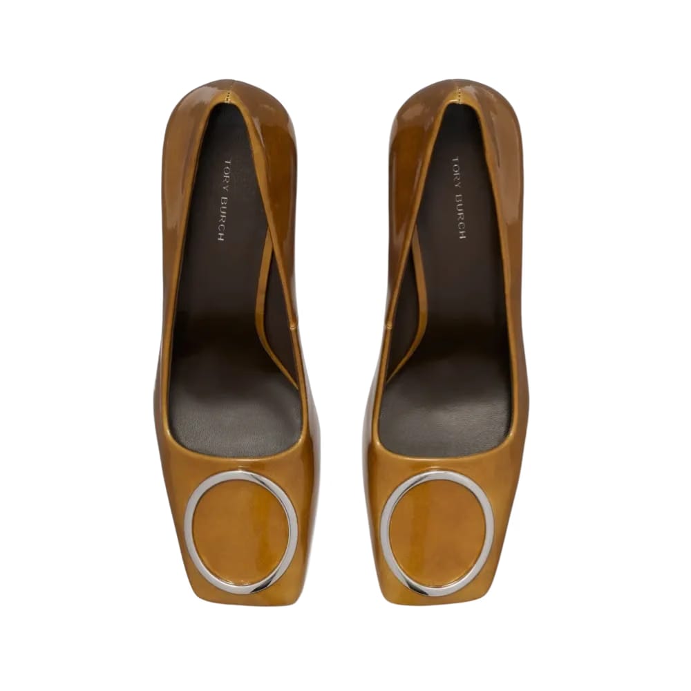 Tory Burch Ring Pump Caramel Tan
