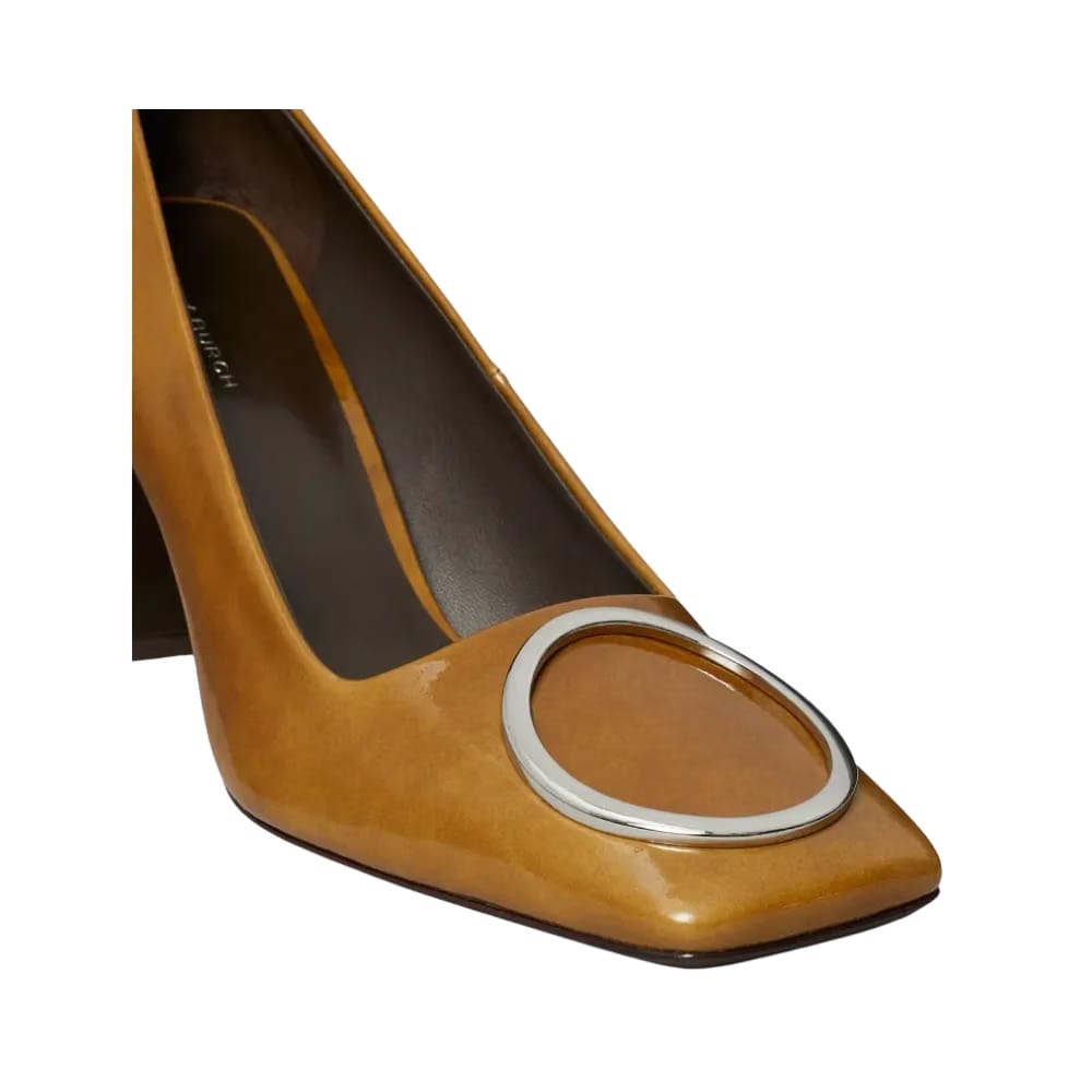 Tory Burch Ring Pump Caramel Tan