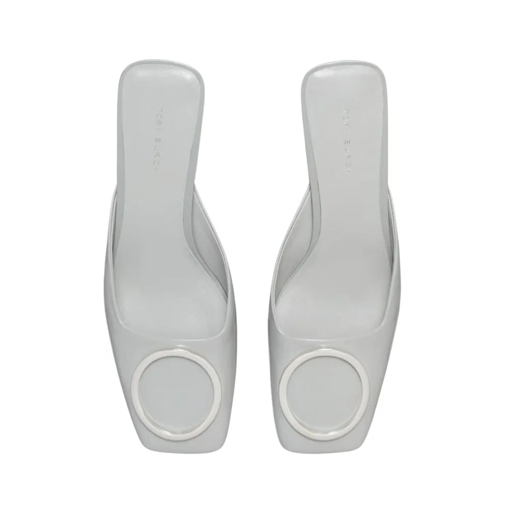 Tory Burch Ring Heeled Mule Silver