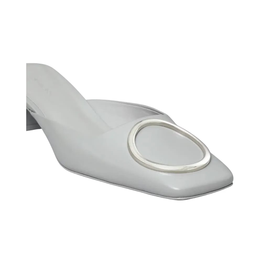 Tory Burch Ring Heeled Mule Silver