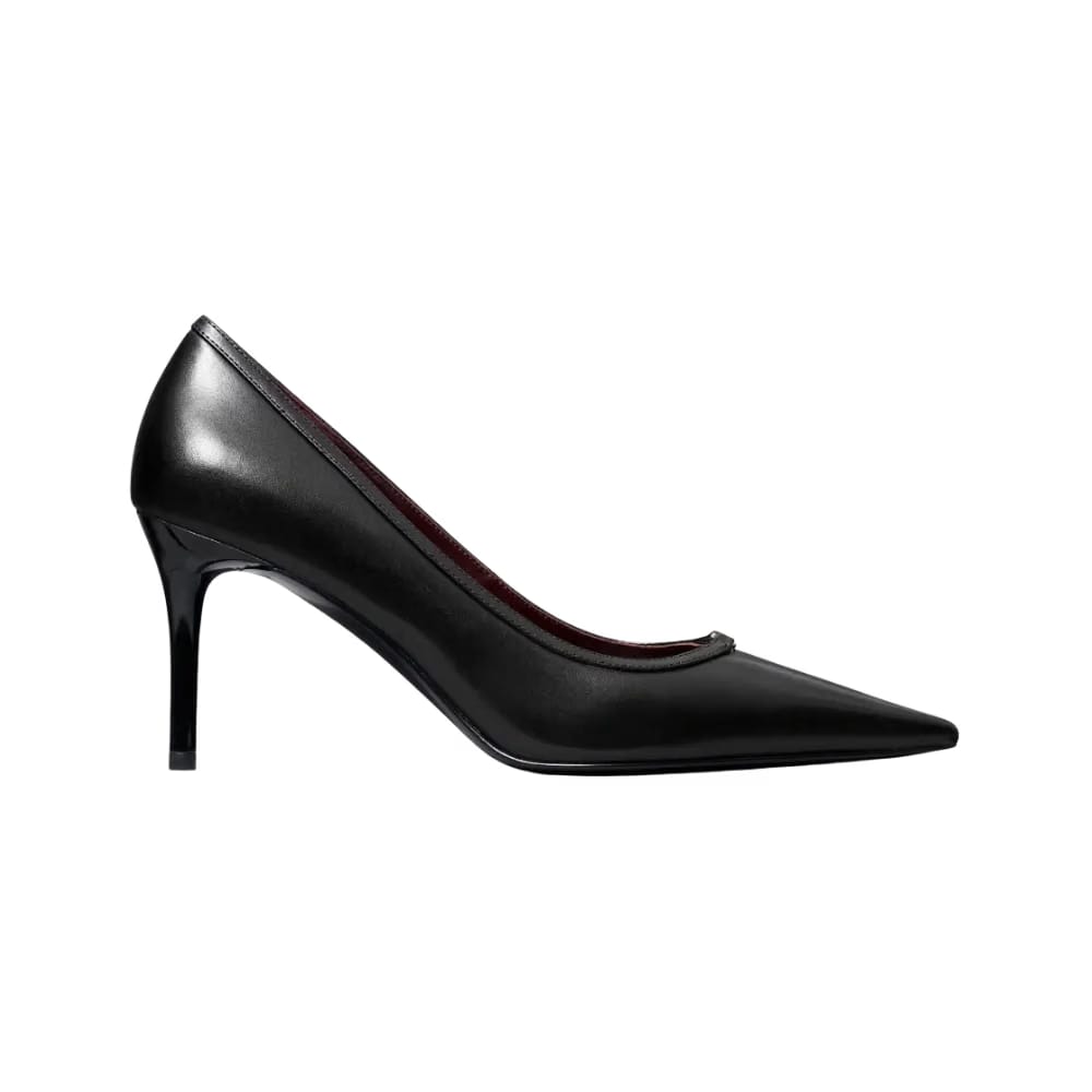 Tory Burch Double T Buckle Pump Perfect Black