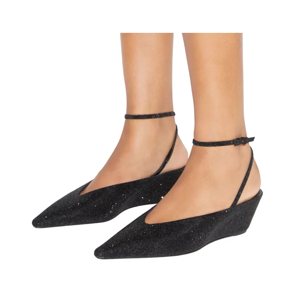 Tory Burch Pavé Wedge Perfect Black