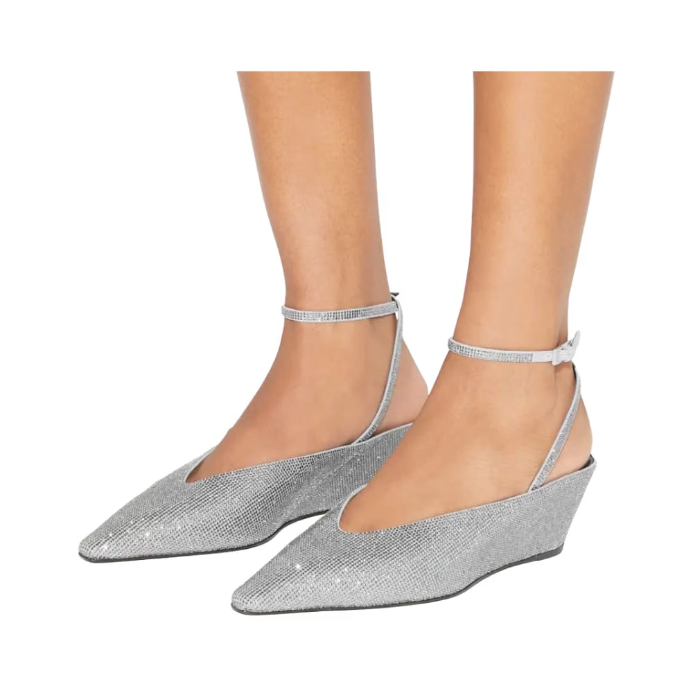 Tory Burch Pavé Wedge Light Black Diamond