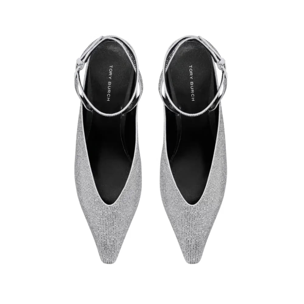 Tory Burch Pavé Wedge Light Black Diamond