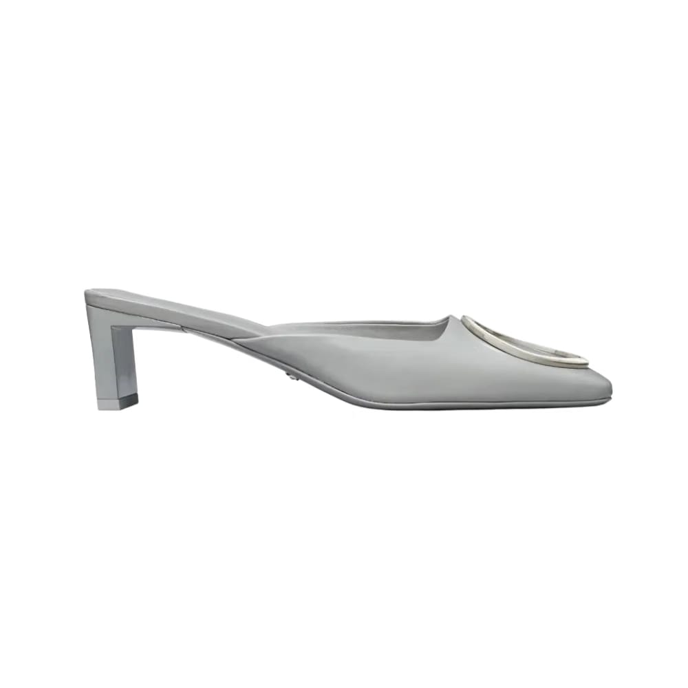 Tory Burch Ring Heeled Mule Loutre Gray