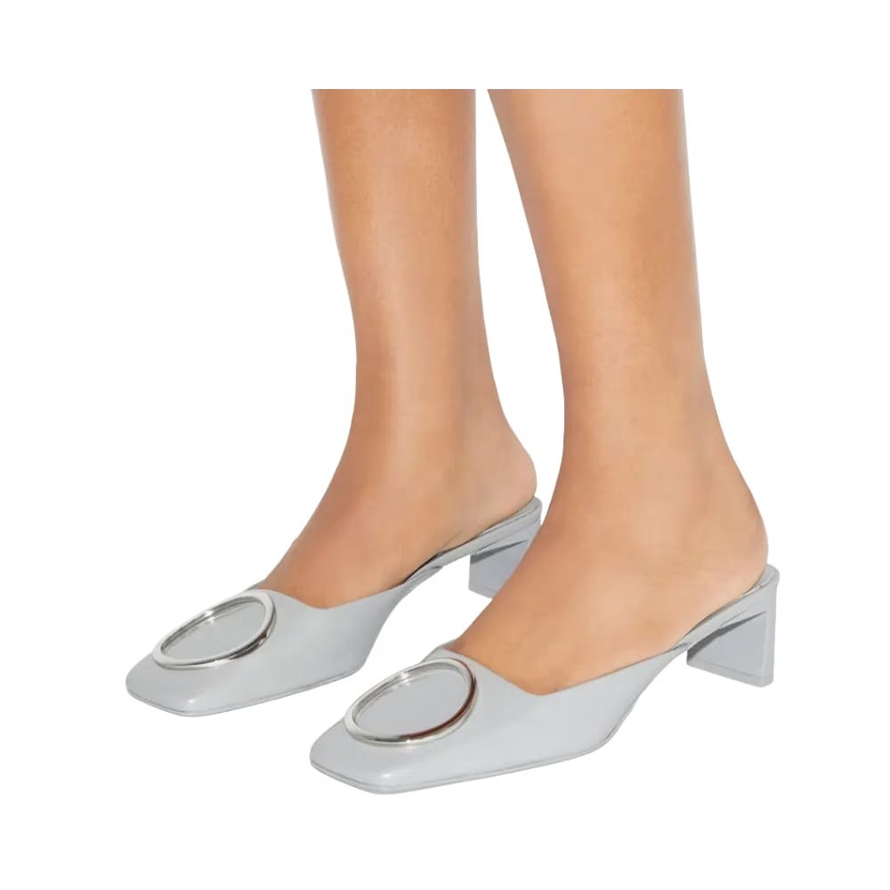 Tory Burch Ring Heeled Mule Loutre Gray