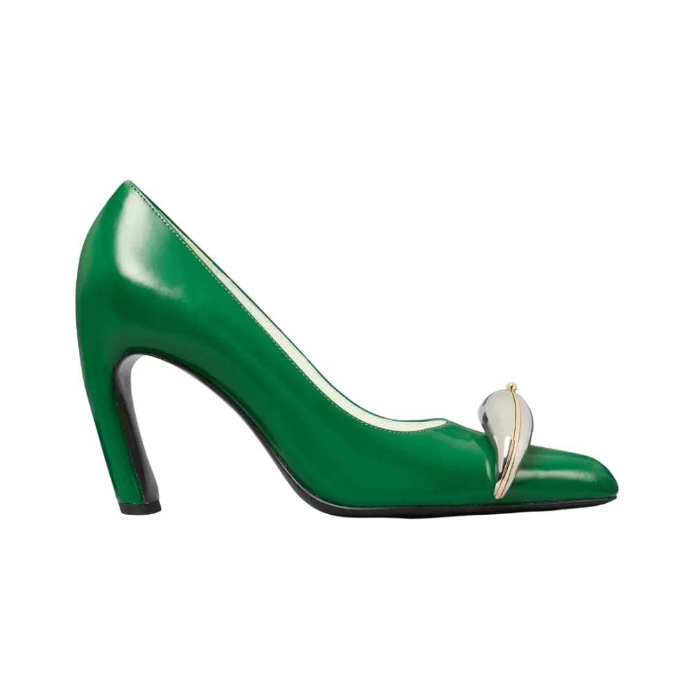 Tory Burch Pierced Pump Grass