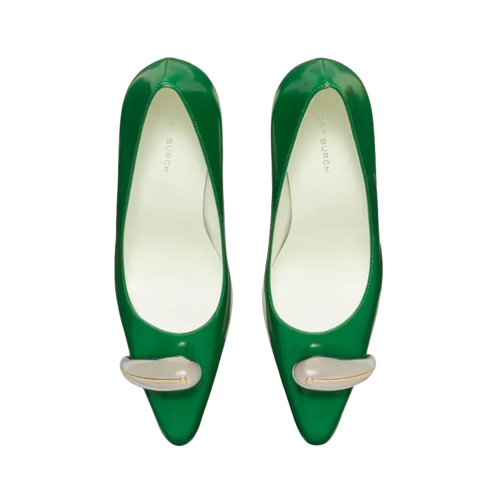 Tory Burch Pierced Pump Grass