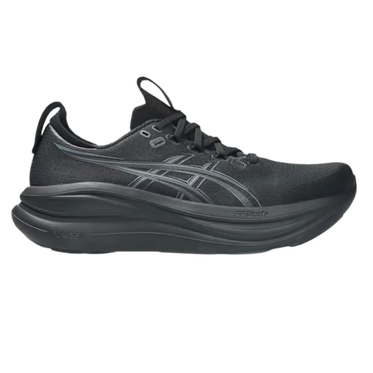 ASICS men's GEL-NIMBUS 28 Black & Graphite Grey