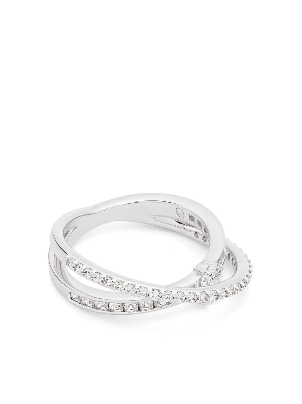 Hyperbola crystal-embellished ring