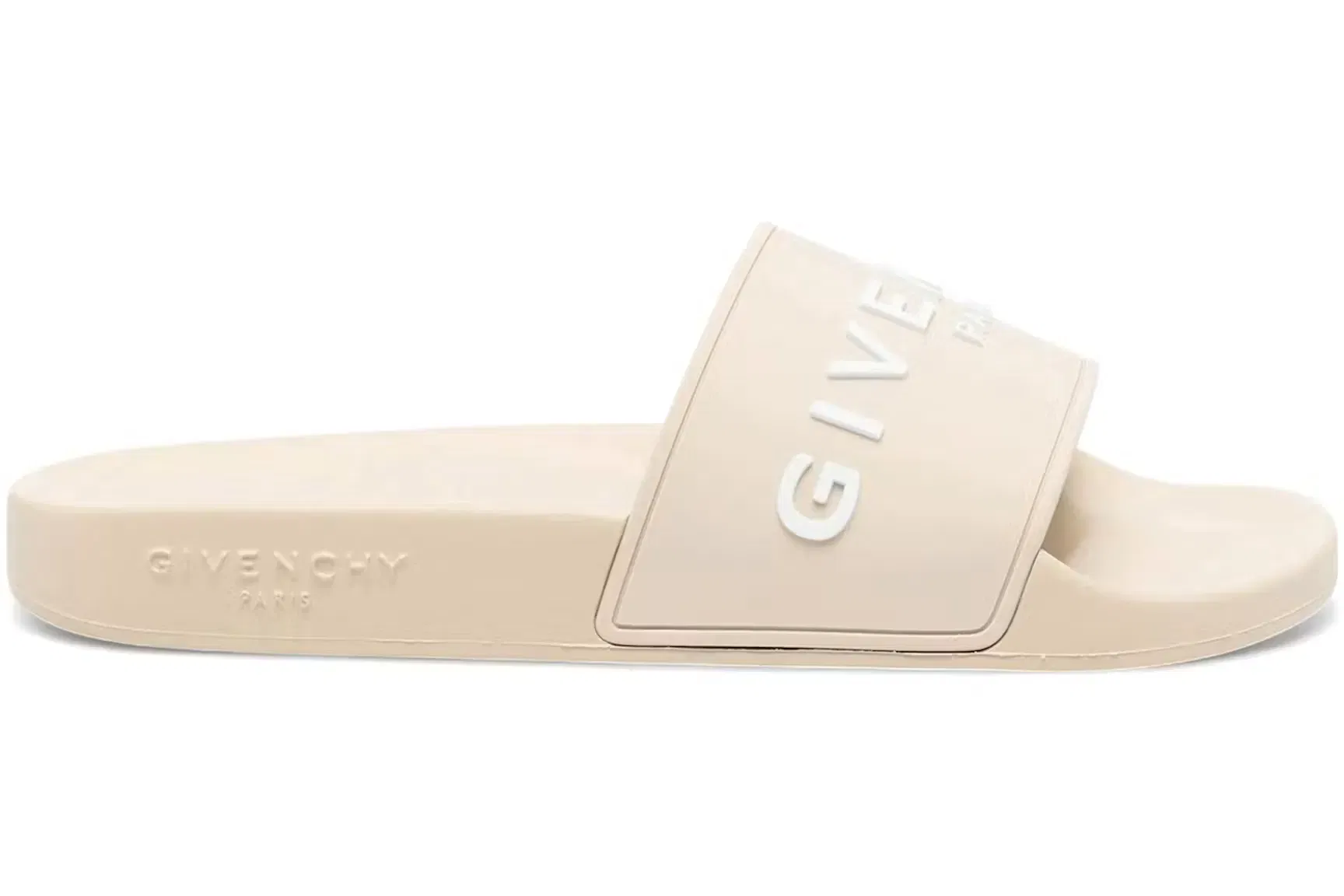 Givenchy Wmns Slide Flat Sandals Light Beige