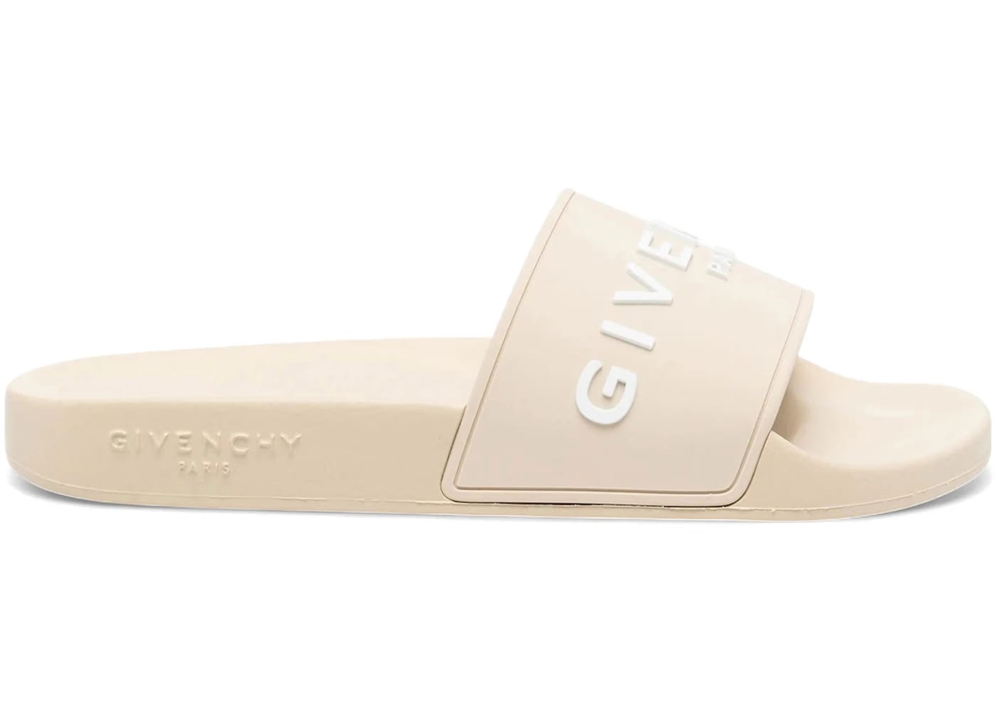 Givenchy Wmns Slide Flat Sandals Light Beige