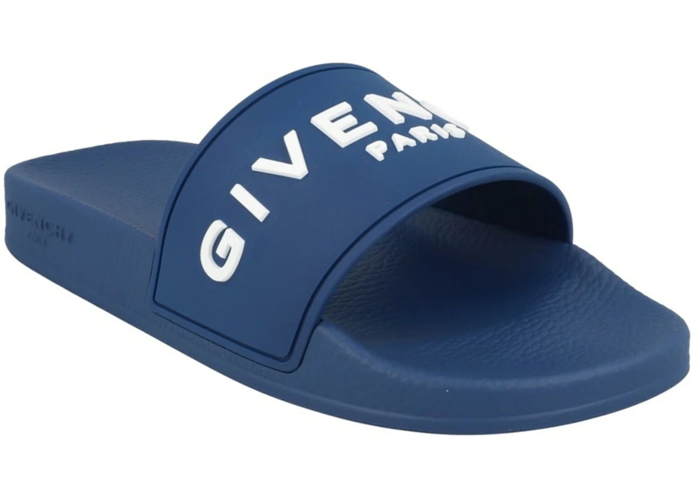 Givenchy Logo Signature Wmns Slides Blue