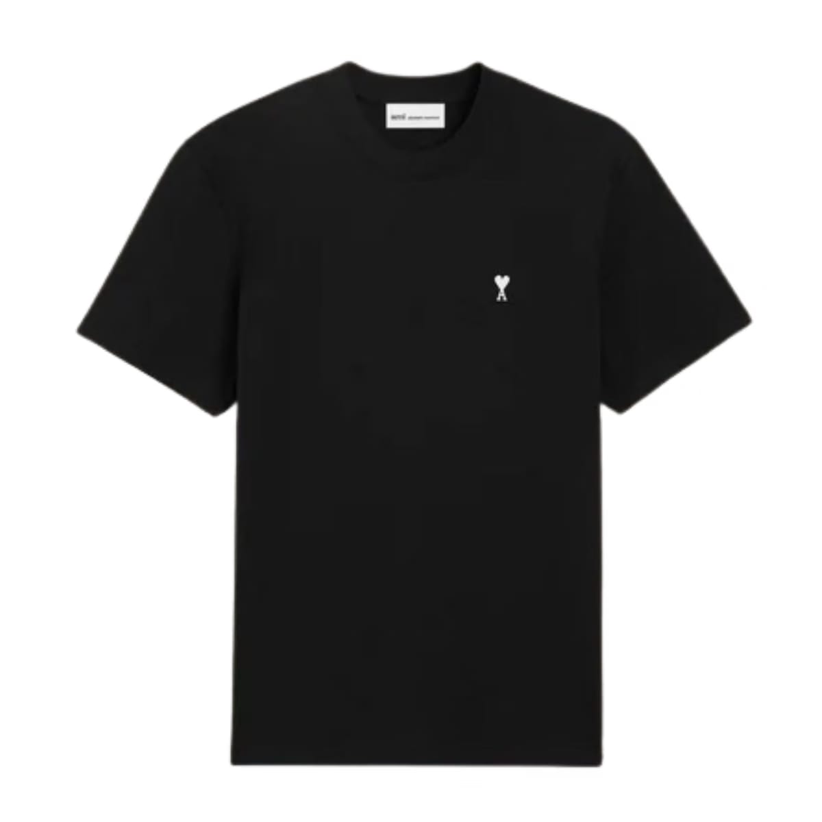 Black Cotton Ami De Coeur T-Shirt Sale price