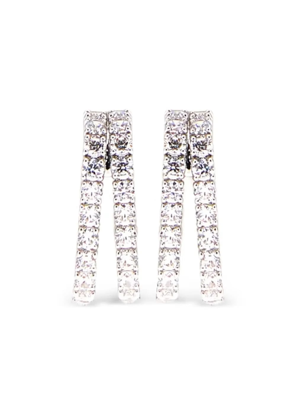 Matrix embellished earrings