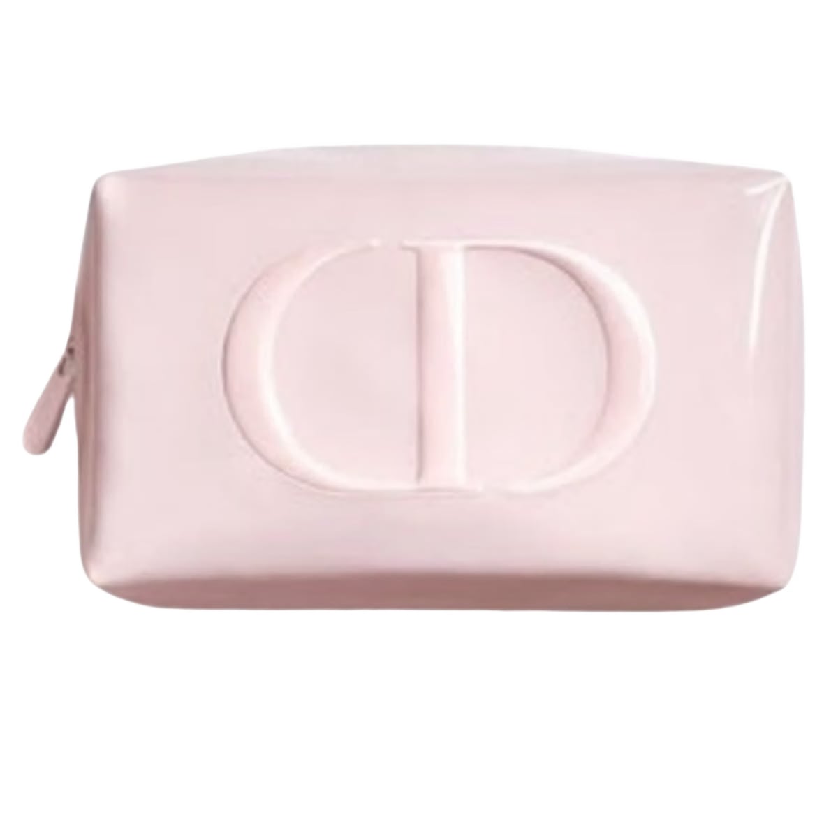 Dior Pink Pouch featuring soft pink color and prominent CD logo