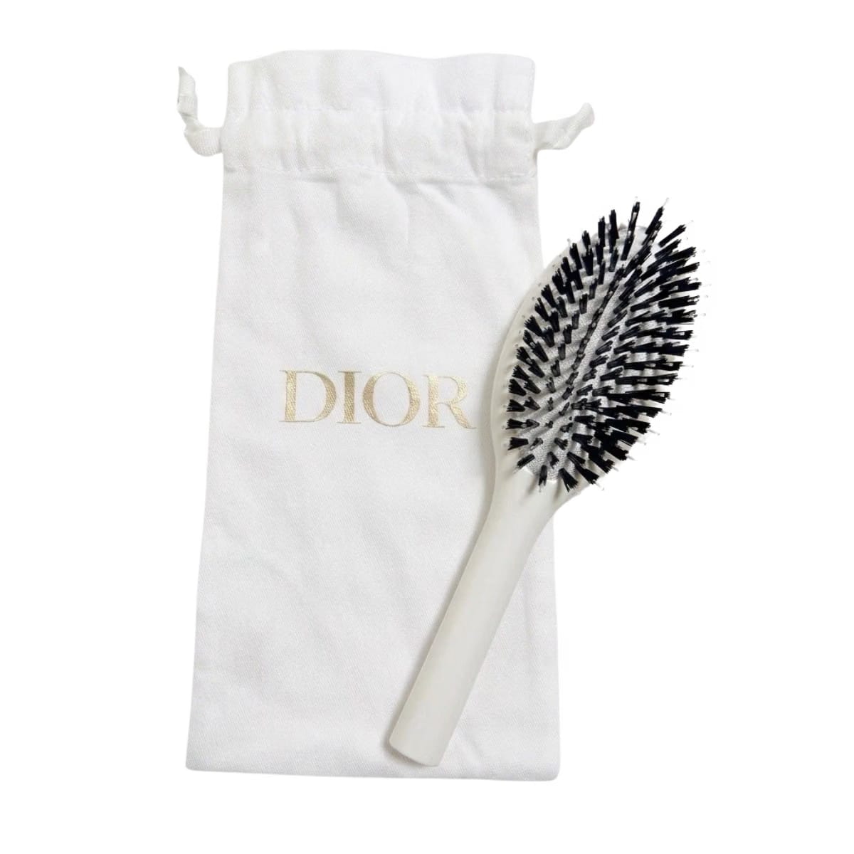 Christian Dior Platinum Hair Brush Comb with storage bag 2025 japan Limited