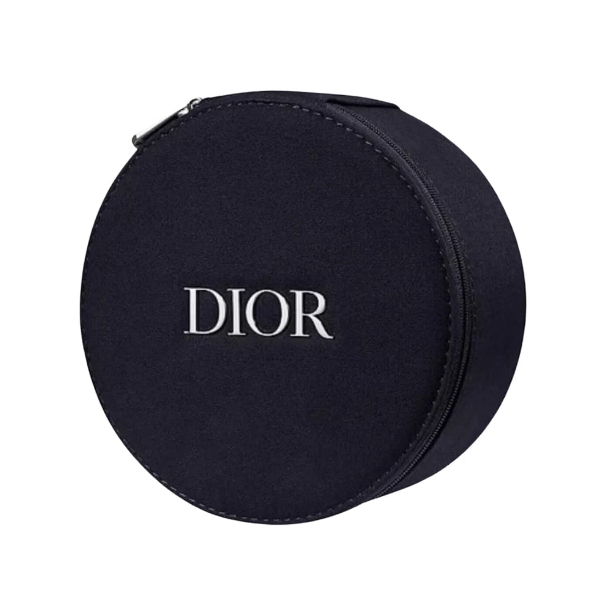 DIOR Beauty Vanity Case Round Makeup Bag With Mirror - Black