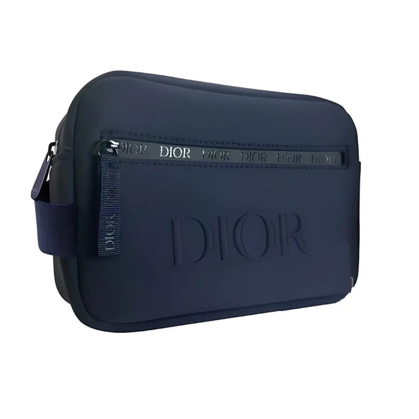 Dior Navy Wash Bag Toiletry Pouch
