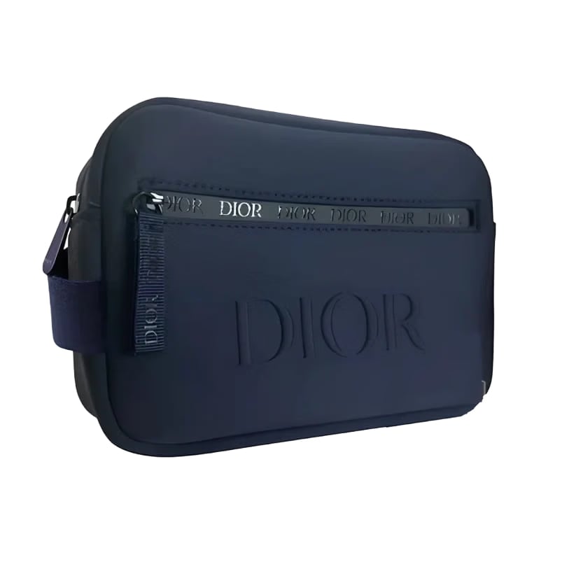 Dior Navy Wash Bag Toiletry Pouch