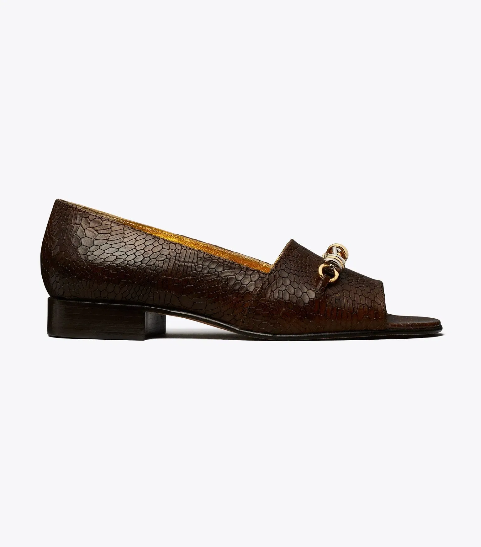 Runway Chain Peep-Toe